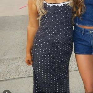 misguided polka dot set
